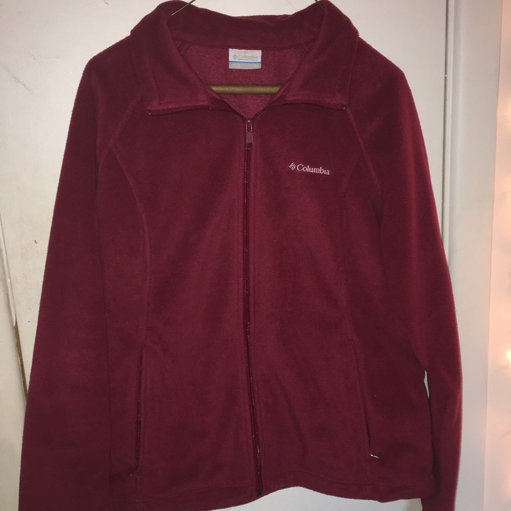 Red Columbia jacket